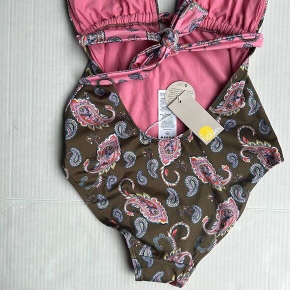 Boden Beaded Gather Halter Swimsuit - Picture 11 of 14